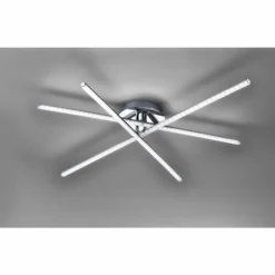 Luminaires Leuchten Direkt Éclairage Led|Plafonnier Leuchten Direkt Simon LED Chrome, 3 lumières