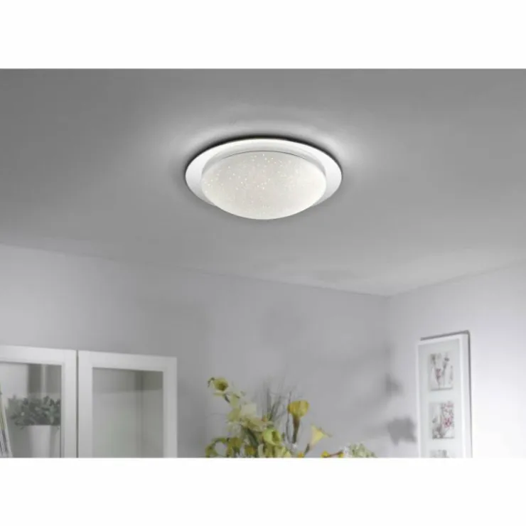 Luminaires Leuchten Direkt Éclairage Led|Plafonnier Leuchten Direkt SKYLER LED Chrome, 1 lumière