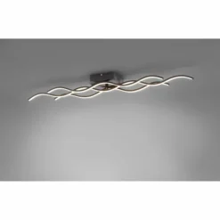 Luminaires Leuchten Direkt Éclairage Led|Plafonnier Leuchten Direkt Wave LED Noir, 3 lumières