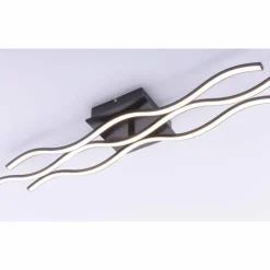 Luminaires Leuchten Direkt Éclairage Led|Plafonnier Leuchten Direkt Wave LED Noir, 3 lumières