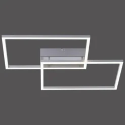 Luminaires Leuchten Direkt Éclairage Led|Plafonnier Leuchten Direkt IVEN LED Acier inoxydable, 2 lumières, Télécommandes