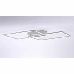 Luminaires Leuchten Direkt Éclairage Led|Plafonnier Leuchten Direkt IVEN LED Acier inoxydable, 2 lumières, Télécommandes