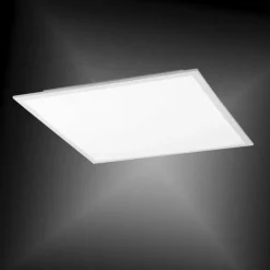 Plafonnier Leuchten Direkt Ls-FLAT LED Blanc, 1 lumière, Télécommandes, Changeur de couleurs