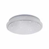 Plafonnier Leuchten Direkt Ls-JUPI LED Blanc, 1 lumière, Télécommandes, Changeur de couleurs