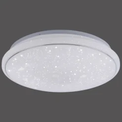 Plafonnier Leuchten Direkt Ls-JUPI LED Blanc, 1 lumière, Télécommandes, Changeur de couleurs