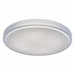 Plafonnier Leuchten Direkt Ls-FRIDA LED Transparent, 1 lumière, Télécommandes, Changeur de couleurs