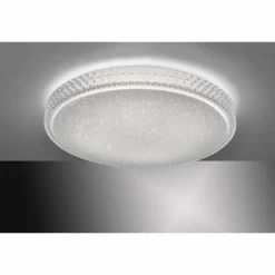 Plafonnier Leuchten Direkt Ls-FRIDA LED Transparent, 1 lumière, Télécommandes, Changeur de couleurs