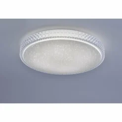 Plafonnier Leuchten Direkt Ls-FRIDA LED Transparent, 1 lumière, Télécommandes, Changeur de couleurs