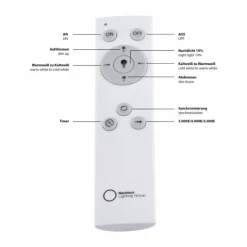 Luminaires Leuchten Direkt Éclairage Led|Plafonnier Leuchten Direkt FLAT LED Argenté, 1 lumière, Télécommandes