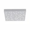 Plafonnier Leuchten Direkt Ls-STARS LED Blanc, 1 lumière, Télécommandes, Changeur de couleurs