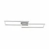 Plafonnier Leuchten Direkt Ls-MAXI LED Acier inoxydable, 1 lumière, Télécommandes, Changeur de couleurs