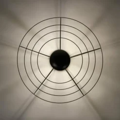 Luminaires Leuchten Direkt Plafonniers|Plafonnier Leuchten Direkt PORTO Noir, 1 lumière