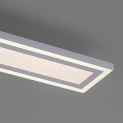 Luminaires Leuchten Direkt Éclairage Led|Plafonnier Leuchten Direkt EDGING LED Blanc, 2 lumières, Télécommandes