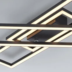 Luminaires Leuchten Direkt Éclairage Led|Plafonnier Leuchten Direkt IVEN LED Noir, 1 lumière