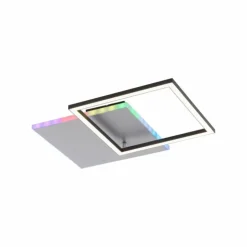 Luminaires Leuchten Direkt Éclairage Led|Plafonnier Leuchten Direkt RENDA LED Argenté, 2 lumières, Télécommandes, Changeur de couleurs