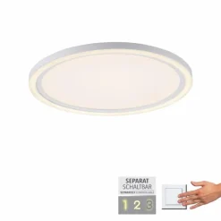 Luminaires Leuchten Direkt Éclairage Led|Plafonnier Leuchten Direkt BEDGING LED Blanc, 2 lumières