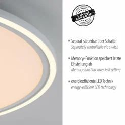 Luminaires Leuchten Direkt Éclairage Led|Plafonnier Leuchten Direkt BEDGING LED Blanc, 2 lumières