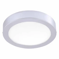 Luminaires Leuchten Direkt Éclairage Led|Plafonnier Leuchten-Direkt OSKAR LED Argenté, 1 lumière
