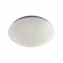 Luminaires Leuchten Direkt Éclairage Led|Plafonnier Leuchten-Direkt SKYLER LED Acier brossé, Blanc, 1 lumière, Télécommandes, Changeur de couleurs