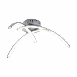 Luminaires Leuchten Direkt Éclairage Led|Plafonnier Leuchten-Direkt VALERIE LED Acier inoxydable, 3 lumières