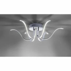 Luminaires Leuchten Direkt Éclairage Led|Plafonnier Leuchten-Direkt VALERIE LED Chrome, 6 lumières