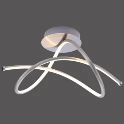Luminaires Leuchten Direkt Éclairage Led|Plafonnier Leuchten-Direkt VIOLETTA LED Acier inoxydable, 1 lumière