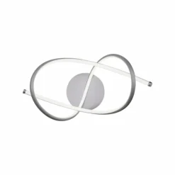 Luminaires Leuchten Direkt Éclairage Led|Plafonnier Leuchten-Direkt VIOLETTA LED Acier inoxydable, 1 lumière
