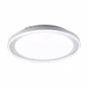 Plafonnier Leuchten-Direkt MEDION-LARS LED Chrome, 1 lumière, Changeur de couleurs
