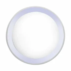 Plafonnier Leuchten-Direkt MEDION-LARS LED Chrome, 1 lumière, Changeur de couleurs