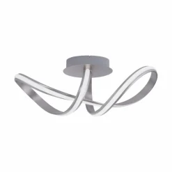 Plafonnier Leuchten-Direkt Ls-MELINDA LED Acier inoxydable, 1 lumière, Télécommandes, Changeur de couleurs