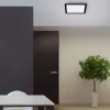 Luminaires Leuchten Direkt Éclairage Led|Plafonnier Leuchten-Direkt FLAT LED Noir, 1 lumière, Télécommandes