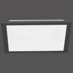 Luminaires Leuchten Direkt Éclairage Led|Plafonnier Leuchten-Direkt FLAT LED Noir, 1 lumière, Télécommandes
