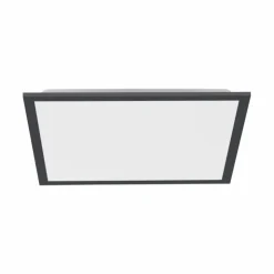 Luminaires Leuchten Direkt Éclairage Led|Plafonnier Leuchten-Direkt FLAT LED Noir, 1 lumière, Télécommandes