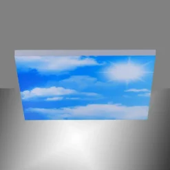 Luminaires Leuchten Direkt Éclairage Led|Plafonnier Leuchten-Direkt CLOUD LED Blanc, 1 lumière, Télécommandes
