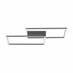 Luminaires Leuchten Direkt Éclairage Led|Plafonnier Leuchten-Direkt IVEN LED Noir, 2 lumières, Télécommandes