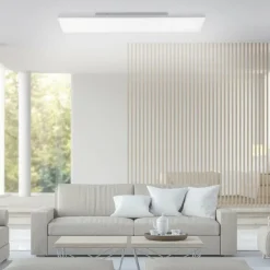Luminaires Leuchten Direkt Éclairage Led|Plafonnier Leuchten-Direkt CANVAS LED Blanc, 1 lumière, Télécommandes