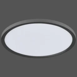 Luminaires Leuchten Direkt Éclairage Led|Plafonnier Leuchten-Direkt FLAT LED Noir, 1 lumière, Télécommandes
