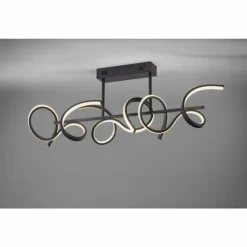 Luminaires Leuchten Direkt Éclairage Led|Plafonnier Leuchten-Direkt CURLS LED Noir, 3 lumières