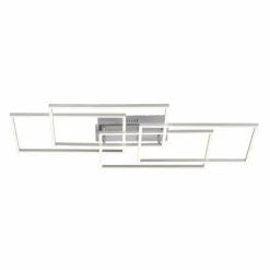 Luminaires Leuchten Direkt Éclairage Led|Plafonnier Leuchten-Direkt IVEN LED Nickel mat, 4 lumières, Télécommandes