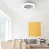 Luminaires Leuchten Direkt Éclairage Led|Plafonnier Leuchten-Direkt LEONARD LED Nickel mat, 1 lumière