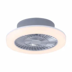 Luminaires Leuchten Direkt Éclairage Led|Plafonnier Leuchten-Direkt LEONARD LED Nickel mat, 1 lumière