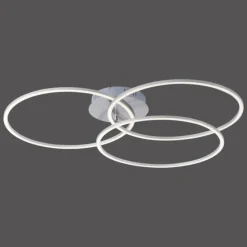 Luminaires Leuchten Direkt Éclairage Led|Plafonnier Leuchten-Direkt IVANKA LED Nickel mat, 3 lumières