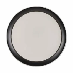 Plafonnier Leuchten-Direkt LOLAsmart_DISC LED Noir, 1 lumière, Télécommandes, Changeur de couleurs