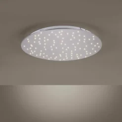 Luminaires Leuchten Direkt Éclairage Led|Plafonnier Leuchten-Direkt SPARKLE LED Nickel mat, 1 lumière, Télécommandes