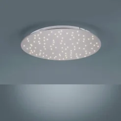 Luminaires Leuchten Direkt Éclairage Led|Plafonnier Leuchten-Direkt SPARKLE LED Nickel mat, 1 lumière, Télécommandes