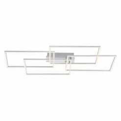 Luminaires Leuchten Direkt Éclairage Led|Plafonnier Leuchten-Direkt IVEN LED Nickel mat, 4 lumières