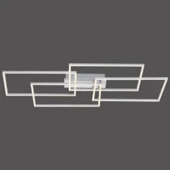 Luminaires Leuchten Direkt Éclairage Led|Plafonnier Leuchten-Direkt IVEN LED Nickel mat, 4 lumières