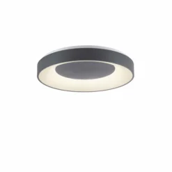 Luminaires Leuchten Direkt Éclairage Led|Plafonnier Leuchten-Direkt ANIKA LED Anthracite, 1 lumière, Télécommandes