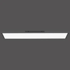Luminaires Leuchten Direkt Éclairage Led|Plafonnier Leuchten-Direkt FLAT LED Noir, 1 lumière, Télécommandes
