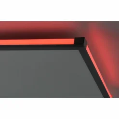 Luminaires Leuchten Direkt Éclairage Led|Plafonnier Leuchten-Direkt MARIO LED Noir, 1 lumière, Télécommandes, Changeur de couleurs